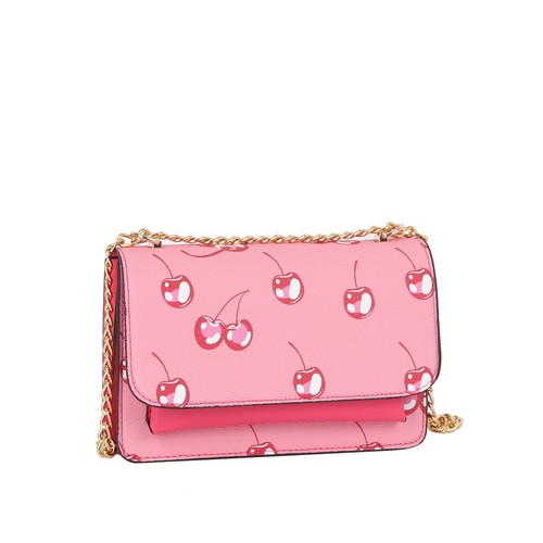 Sleek flap chain crossbody - chain,