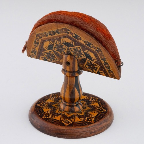 Unusual tunbridge ware pin - unusual,