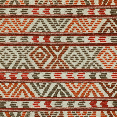 Red orange tribal aztec - &,