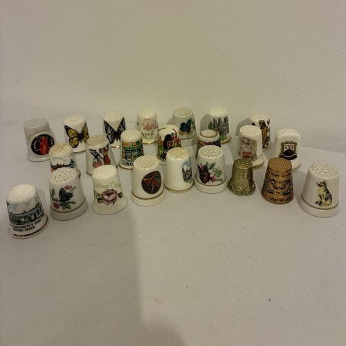 Coronation sewing thimbles - coronation,