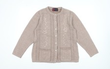 Sarah Dunnway Women Beige Wool
