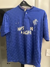 Rangers umbro 1987/1988 home shirt size medium.