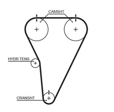 Timing Belt 1144mm Length Belt