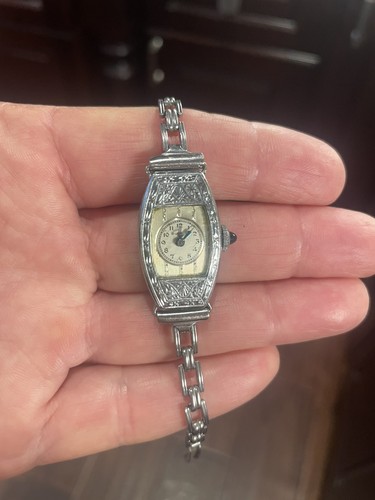 Antique vtg bulova watch - watch, art