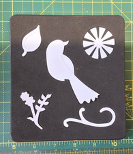 Sizzix Bigz Die - Bird With Leaves & Flower for Sizzix BIGkick Big Shot machines