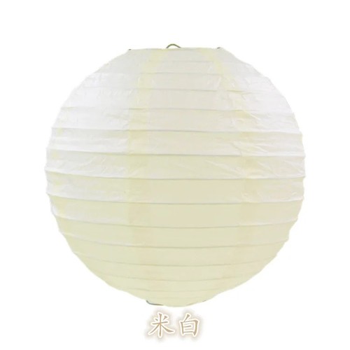 30cm white paper lampshade - white,