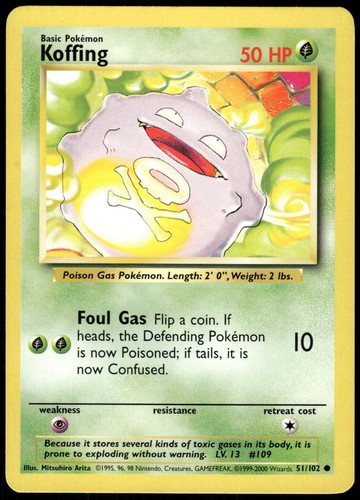 Koffing 102 common base - koffing, set