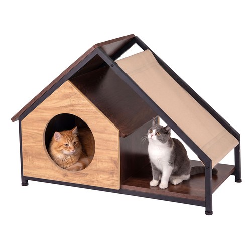 Modern cat house wooden - cat,