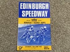* EDINBURGH v HACKNEY 18/6/66 unmarked speedway programme.