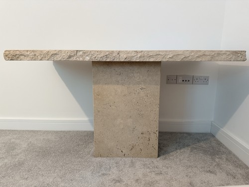Italian marble stone console - italian,