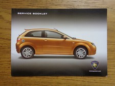 Proton Owners Service Booklet Handbook Manual