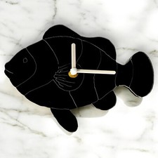Etched Fish Shaped Engraved
