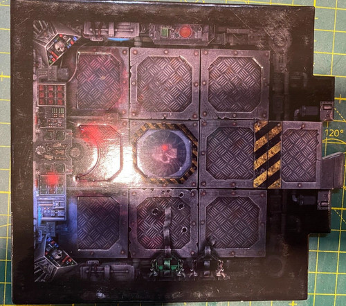 Large red control room - ", red"