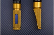Gold blue pair - of, rear