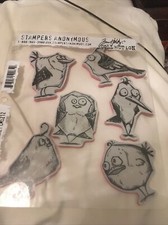 Tim Holtz Crazy Birds Rubber Stamps