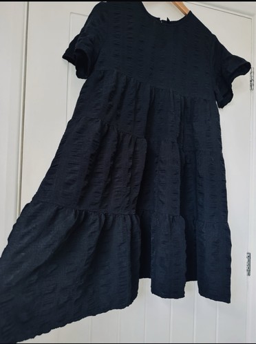 Shein smock dress - dress, black