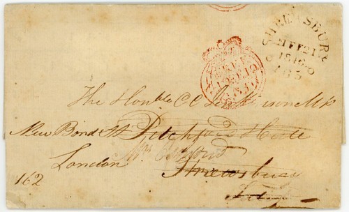 1816 printed letter corn - letter,