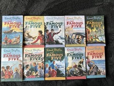 Famous five Book Collection Set 1-10 Enid Blyton In Box Books In Good Condition