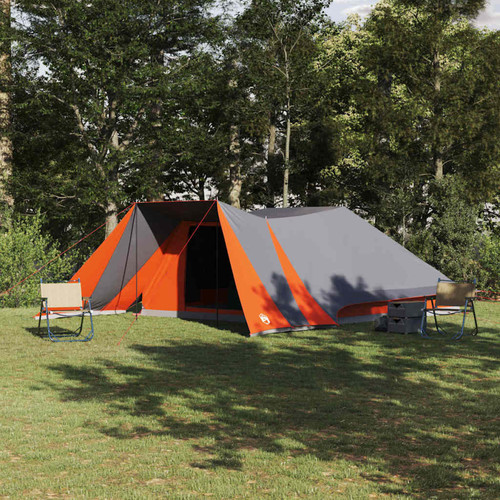Tipi tent grey orange taffeta - tipi,