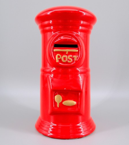 Red ceramic post - money, box