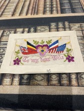 WW1 Silk Embroidered Postcard