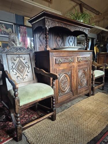 Fab unusual irish oak 19thc - irish,
