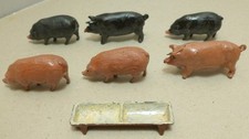 Britains Farm Lead Pig x 6