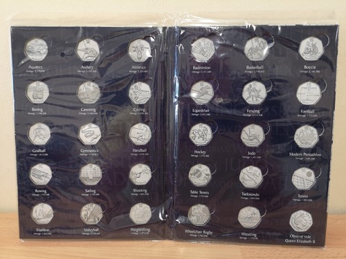 London olympic 50p collectors - 50p,