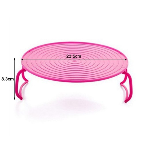 Microwave plate organizer with - microwave,