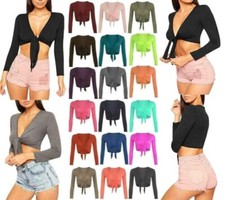 Ladies long sleeve tie - long, shrug