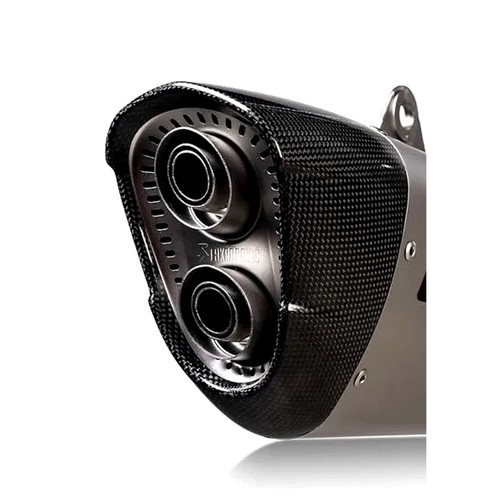 Akrapovic exh end cap - cf,