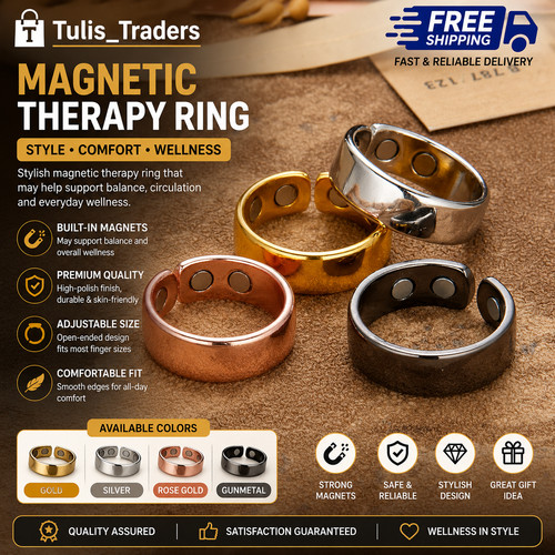 Magnetic finger ring - finger, anti