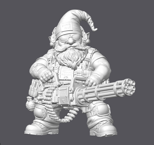 Heavy gunner garden - heavy, gnome