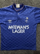 Rangers Home Shirt 1987/89