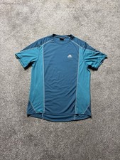 Mountain Equipment T-shirt Blue Men’s Short Sleeve Graphic Logo Large
