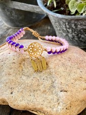 Gold dreamcatcher charm - gold,
