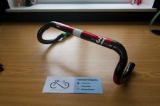 3T Ergonova Team Stealth Carbon Handlebars - 42cm 420mm Width  - 31.8mm clamp