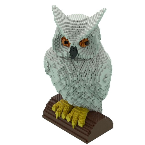 Large owl sculpture model - large,