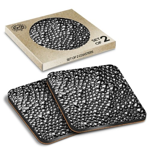 Boxed square coasters bw - 2,