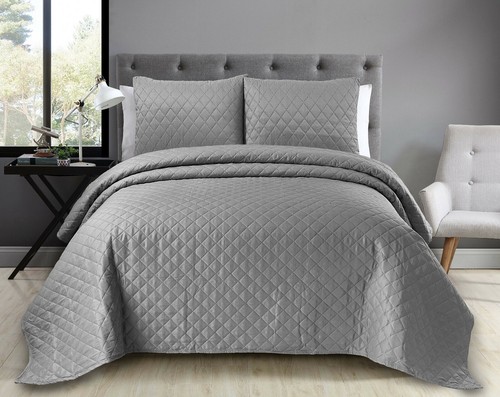3pcs quilted bedspread - quilted,