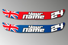  2 X Custom Name Number