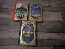 Harry Potter SIGNED Mina Lima Edition Series Collection 3 Book Set: J.K. Rowling