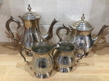 4 Piece Silver Plated Tea Set