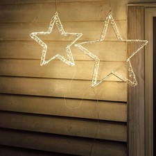 LED Stars Christmas Silhouette