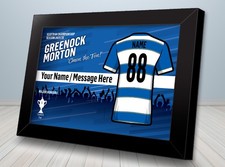 Personalised Greenock Morton  Fan Print - Football Gift, Birthday, Artwork,