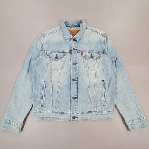 Levis mens denim jacket blue - denim,