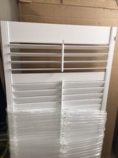 Window Plantation shutter blinds, white, 77.5 cm W x 135 cm H