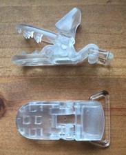 10 Clear Plastic Suspender Bib