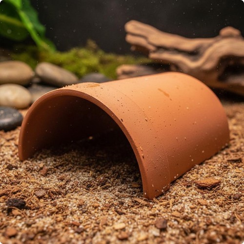 Tortoise cave hide moisture - hide,