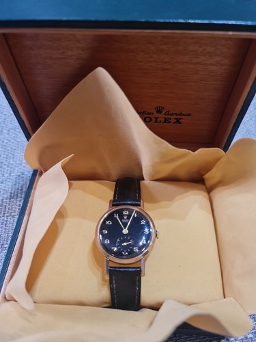 Rolex 9ct gold - watch, .